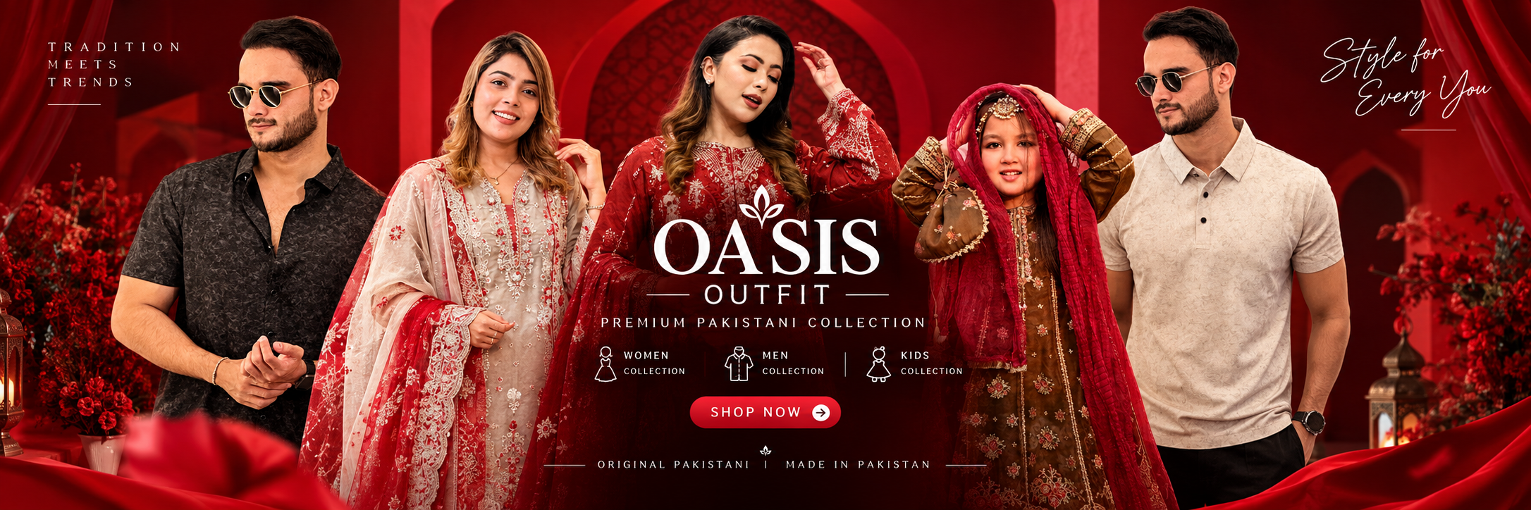 Oasis Outfit - Premium Pakistani Collection - Tradition Meets Trends